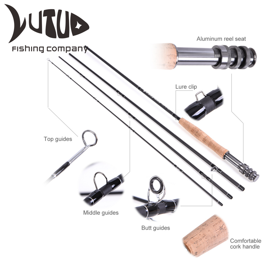 Fishing Rod Kit With Carry Bag Fishing Fly Lure Fishing Rod And Reel Combo Set