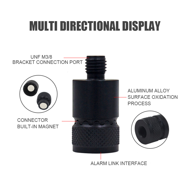 Carp Fishing Tackle Rod Pod Loud Alarm Sound Bracket Indicator Quick Release Adapter Magnet Rotary Joint Connector