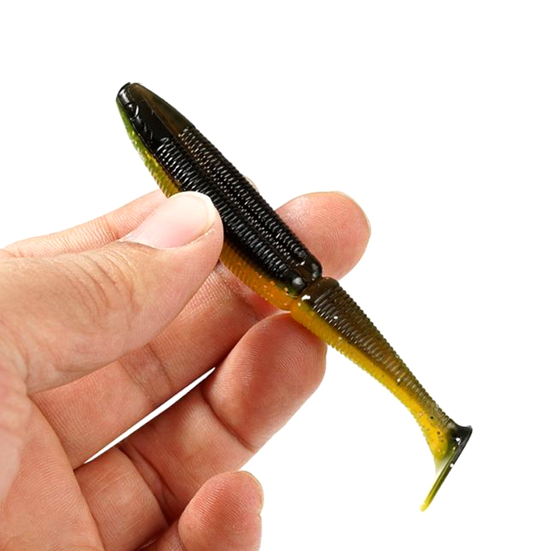 T Tail Worm Soft Baits 3.3g 6.9g Saltwater Worm Seabass Soft Baits Lure 70mm 90mm Wobbler Swimbait Silicone Artificial Bait