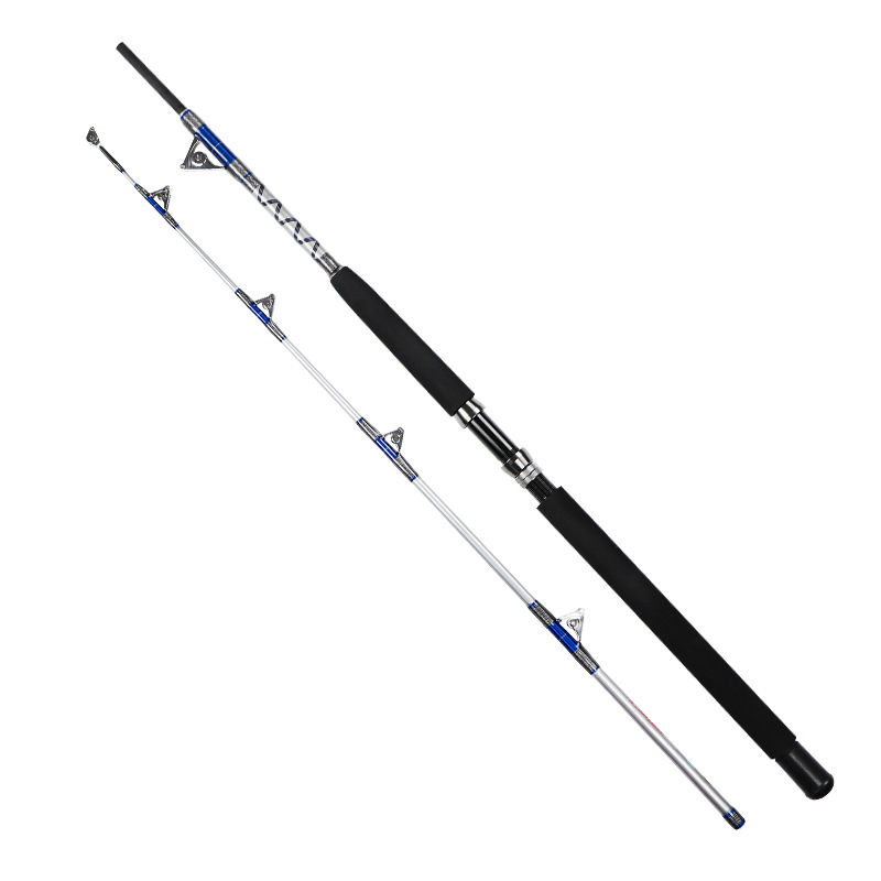 Custom Trolling rods High Carbon Fibre Saltwater Fishing Boat Rod 1.98m 2.1m Strong Heavy Fishing 38-69kg