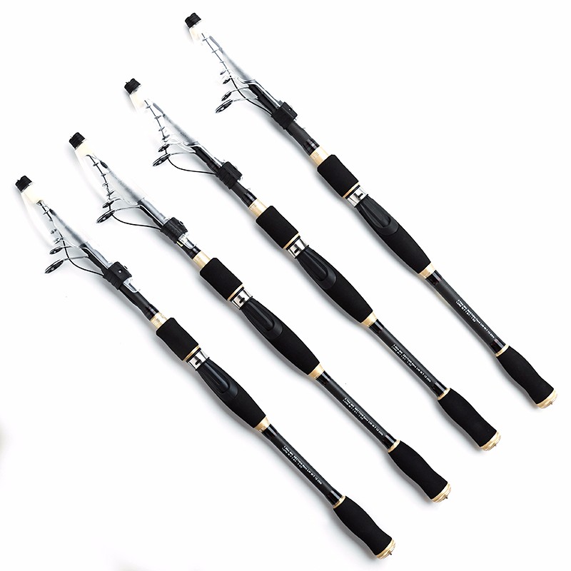 YUTUO Best Selling Telescopic Fishing Rod Weihai Custom Spinning Casting Carbon Fiber Telescopic Rod