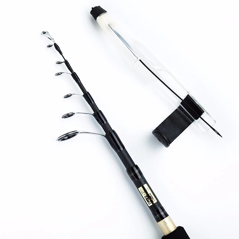 YUTUO Best Selling Telescopic Fishing Rod Weihai Custom Spinning Casting Carbon Fiber Telescopic Rod
