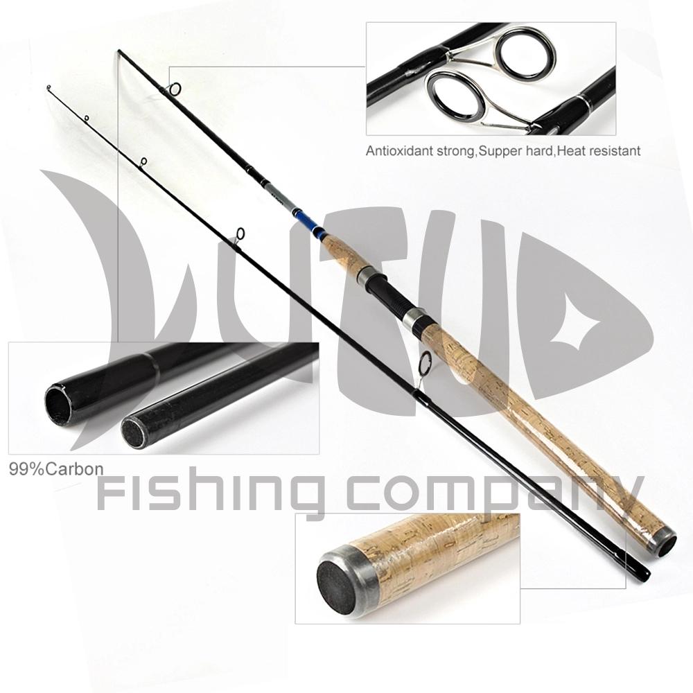 Carbon Sea Fishing Rod 2.4m 2.7m Ultra Light Saltwater Spinning Fishing Pole Rod