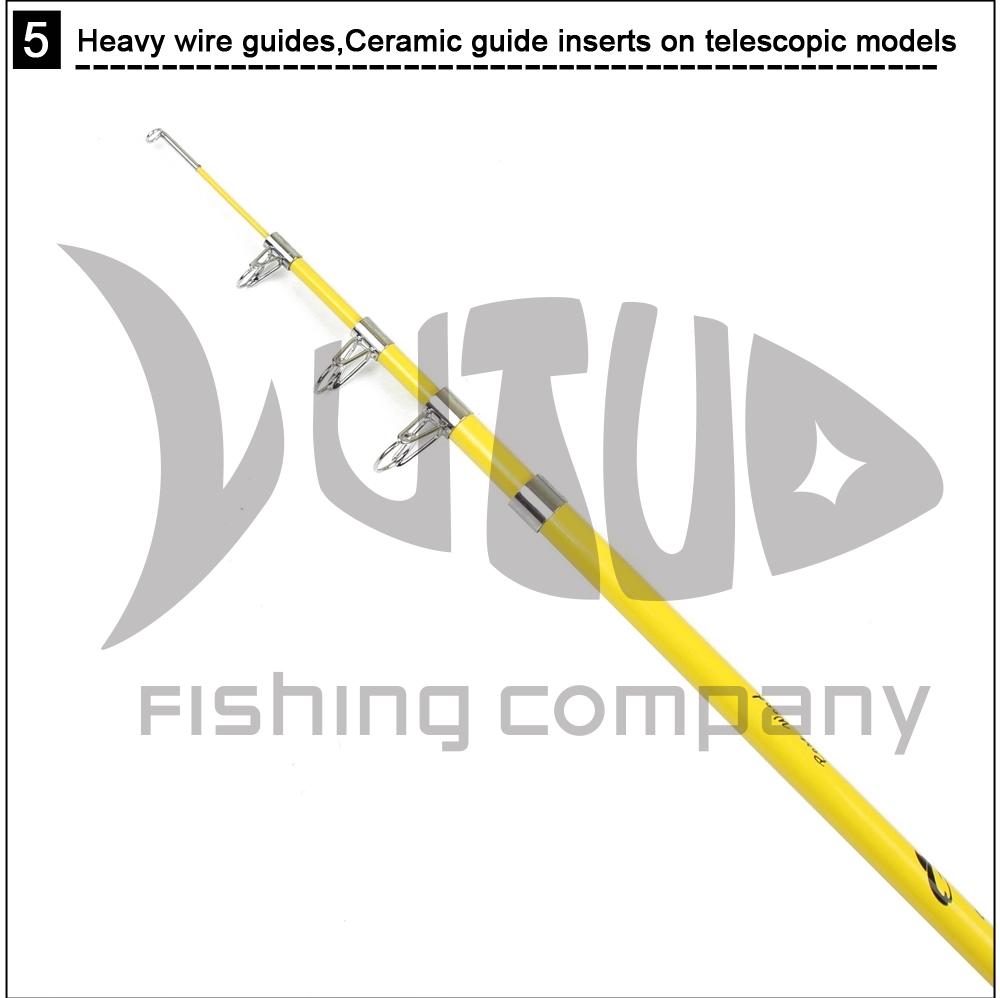 America Amazon Hot Sell 6'6 Protable Telescopic Fishing Rods China Firberglass Fly Fishing Rod