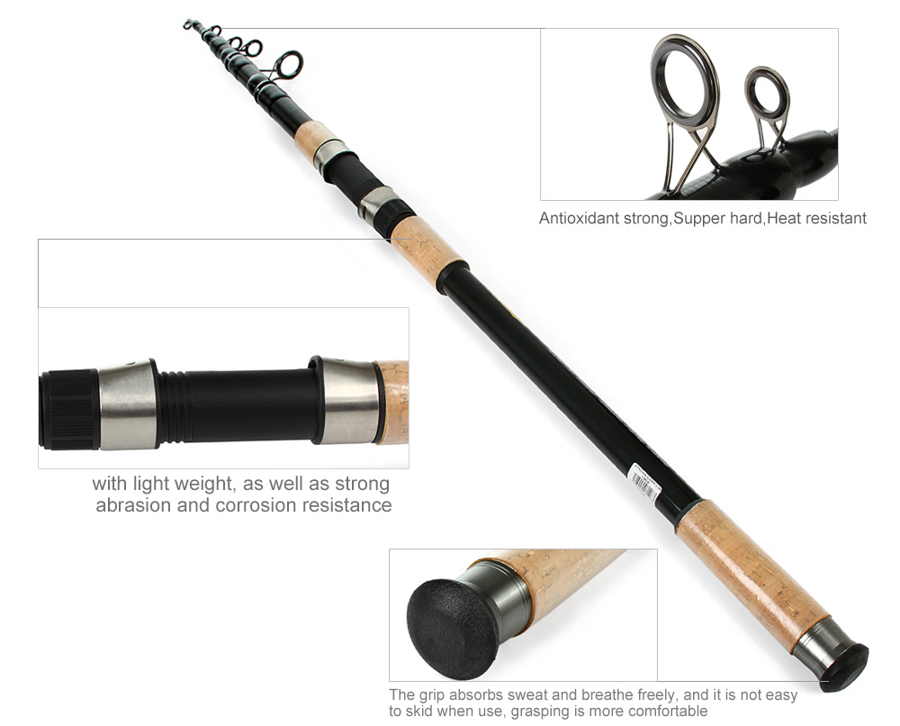 3.0m/3.3m/3.6m/3.9 m Carbon Telescopic Rod Pod Carp Heavry Strong Fishing Carp Rod