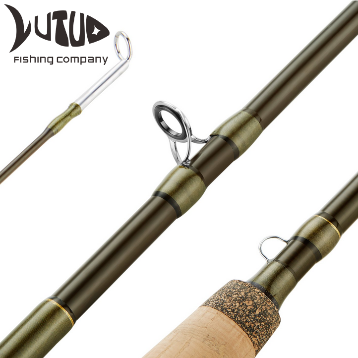 Rod Fishing Carbon Fiber Durable PVC Rod Tube Chromed Guide Accurate Placement Fly Fishing Rod