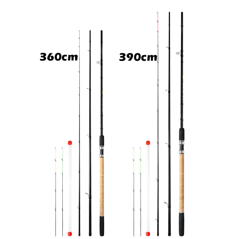 Feeder Rod 3.6m 3.9m Carbon Fishing Rod Spinning Casting Travel Rod Carp Feeder rod Test 90g 120g 150g
