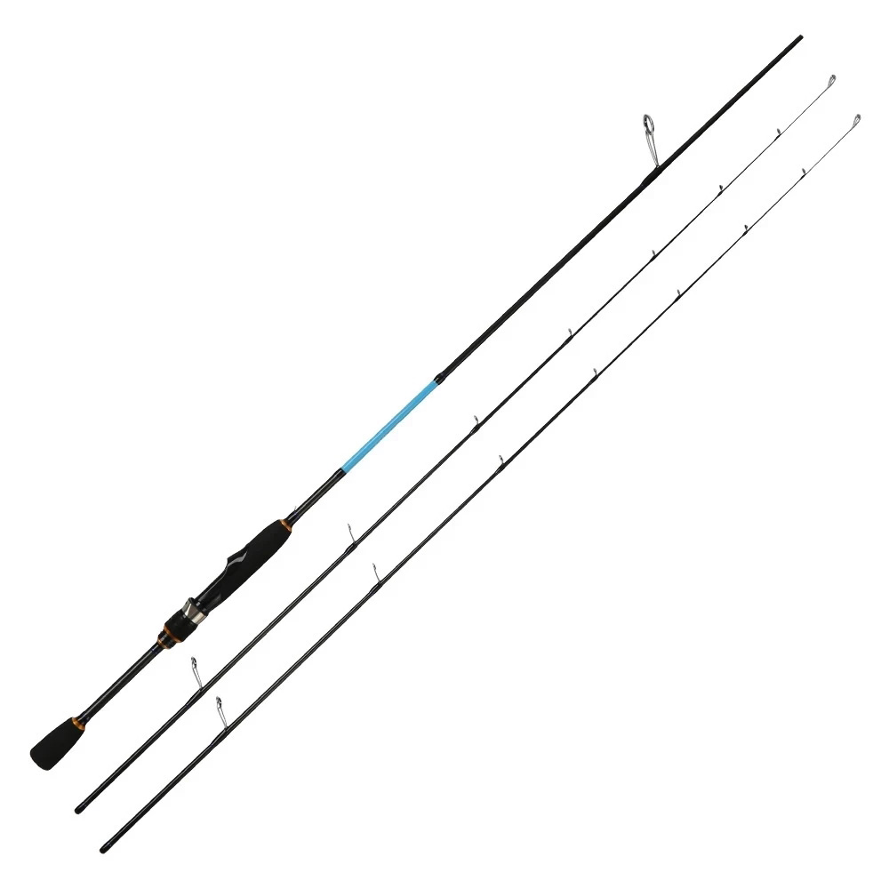 UL/L Spinning Rod Solid Tip 1.92m 2.1m Fast Action Carbon Fishing Rod for Light Jigging Fishing Rod For Trout Perch