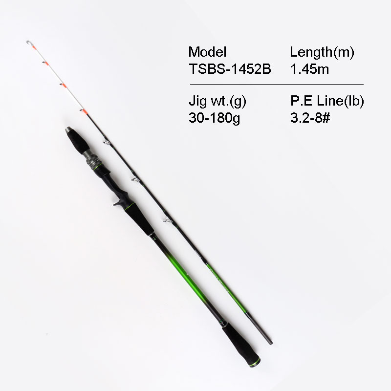 Boat Sea Saltwater Raft Fishing Rod Soft Solid Tip UL Casting Rods Lure Weight 5-15g Line Weight 10-100lb Pole China