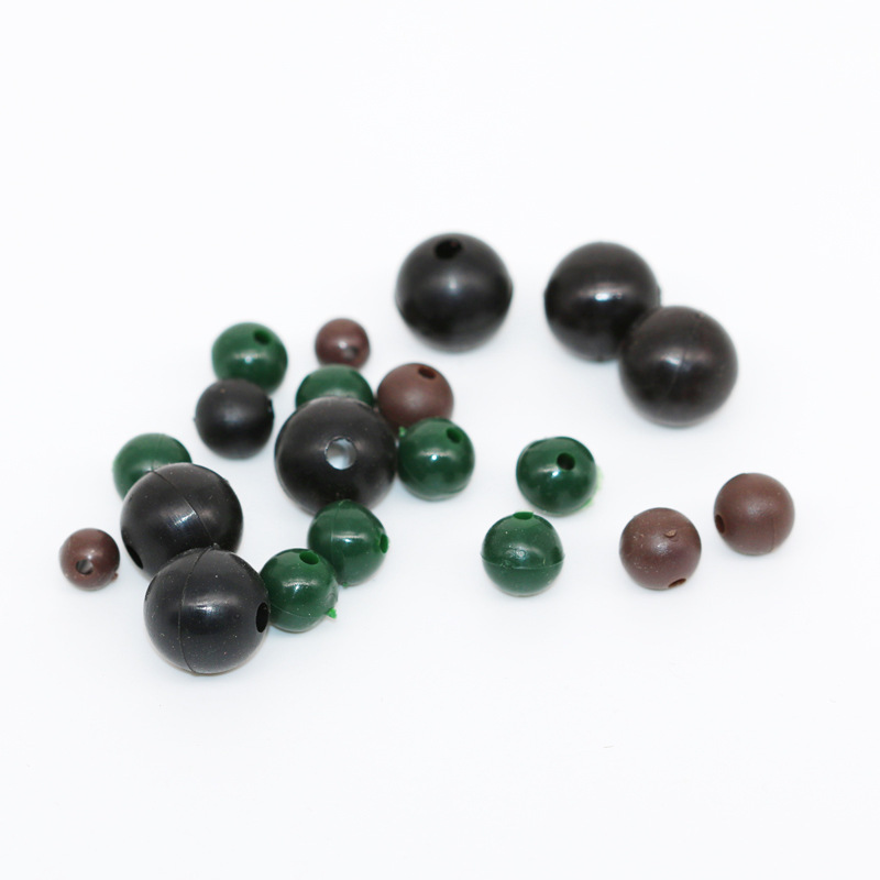 Carp Fishing Rubber Shock Beads Green Soft Rig Beads Carp Terminal Tackle 6mm 7mm 11mm