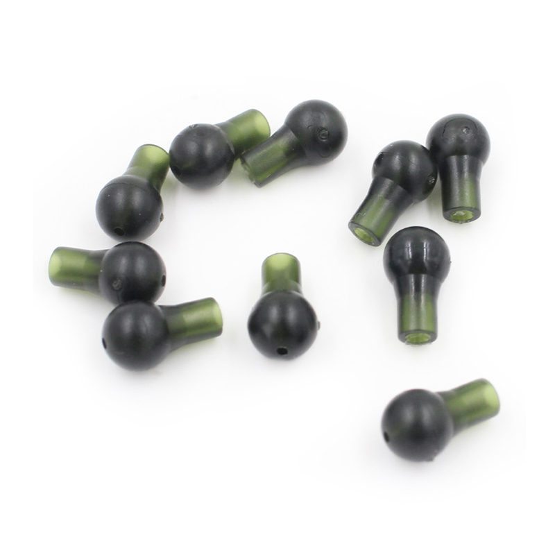 European Carp Fishing Terminal Tackle Soft Rubber Buffer Beads Tube Rubber Round Cap Tube Fishing Accessories