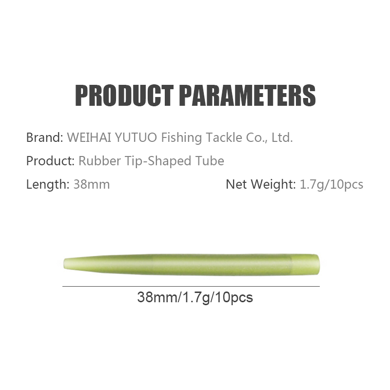 European Carp Fishing Anti Tangle Sleeves Connect with Hook for Carp Fishing Terminal Tackle 10pcs/pack 38mm