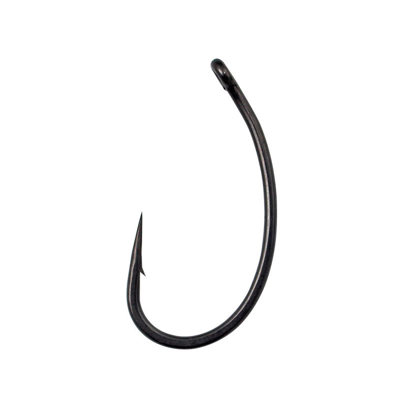 High Quality Carpking PTFE Coating High Carbon Steel Hook Aggressive Shape Hook With Barb Fishing Tackle Carp Fishing Hooks