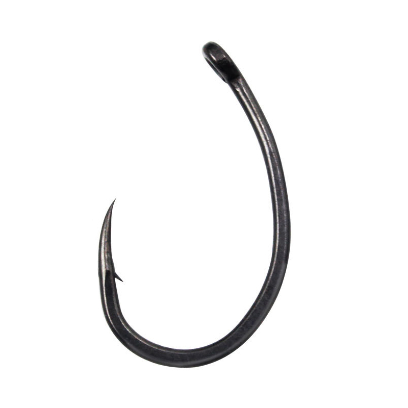 Bulk TEFLONG COATING 100C Carbon Steel Carp Fishing Hook With Aggressive Shape Hook With Barb Fishing Tackle Carp Fishing Hooks