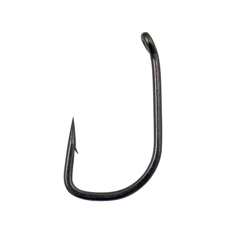 Carp Fishing Accessories Tackle Carpe Black Coating Fishing Hooks High 100C Carbon Steel Barbless Freshwat Carp Fish Hook