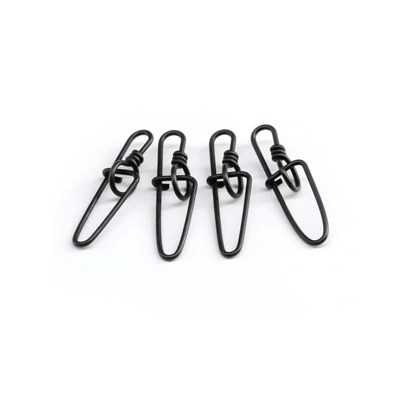 0# 1# 2# 3# 4# 5# 6# Carp Fishing Terminal Tackle Matt Black Snap Stainless Steel Enhanced Pin