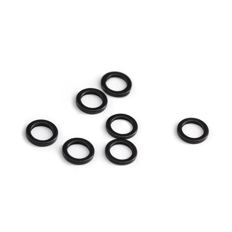 1000PCS/bag Stainless Steel Flattening Ring Bait Korda Rig Ring Clip fishing gadgets Jigging Snaps Split Rings Fishingaccessory