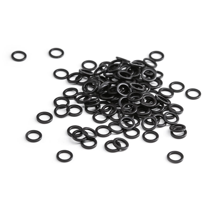 1000PCS/bag Stainless Steel Flattening Ring Bait Korda Rig Ring Clip fishing gadgets Jigging Snaps Split Rings Fishingaccessory