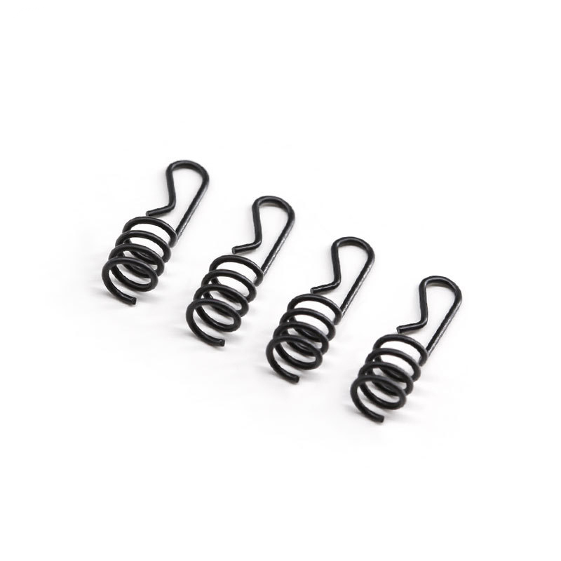 Carp Fishing Bait Food Spring Lock Matt Black With Hook Carp Fishing Terminal Tackle