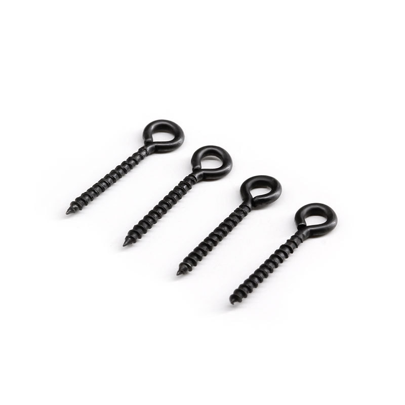 Fishing Matt Black Boilie Screw Peg Carp Fishing Terminal Tackle Bait Holder Screw Carp Fishing Accessories