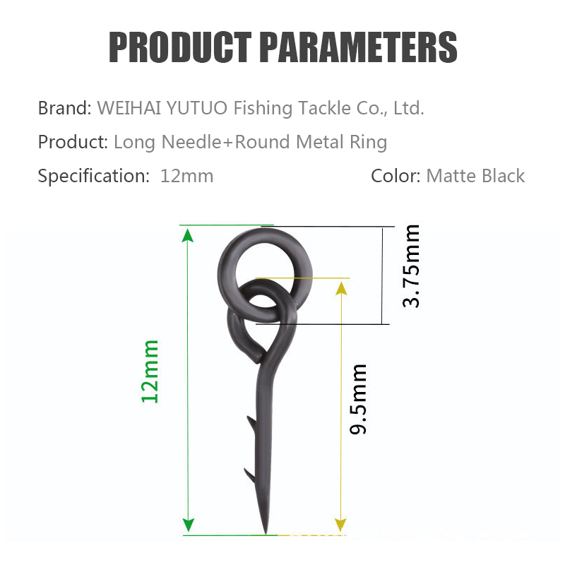 Straight Handle Hook European Special Carp Hook With Barbed Fishing Carp Fishing Terminal Tackle