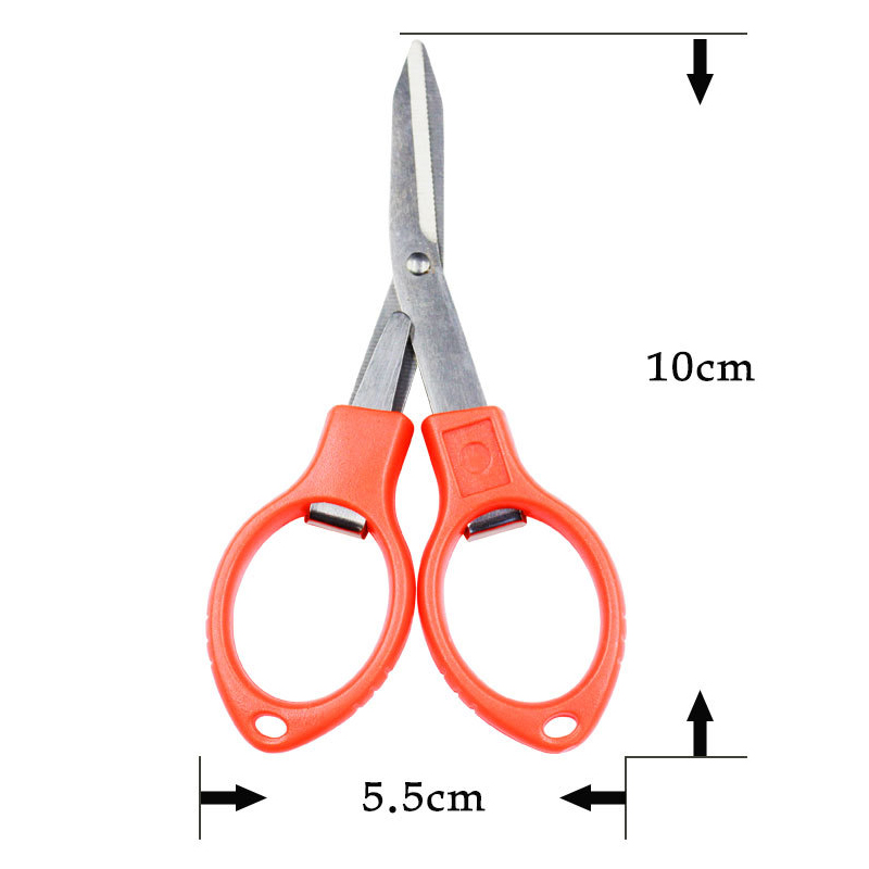 Folding Scissors Mini Scissors Glasses Shaped Keychain Fishing Travel Scissor Cutter Camping Use