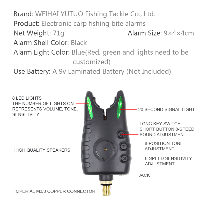 Wholesale 2020 Hot Products Bite Alarm with Carp Fishing Tackle Carp Fishing Terminal Tackle