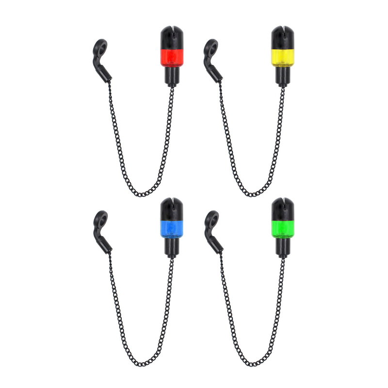 Carp Fishing LED Indicator Bite Bobbin Alarm Indicator Swinger For Fishing Rod Pod Accessory Chain Hanger Swinger