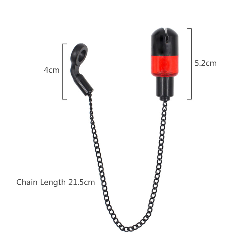 Carp Fishing LED Indicator Bite Bobbin Alarm Indicator Swinger For Fishing Rod Pod Accessory Chain Hanger Swinger