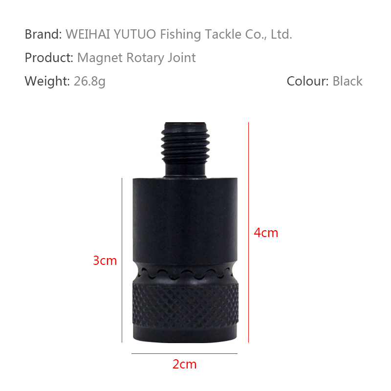 Carp Fishing Tackle Rod Pod Loud Alarm Sound Bracket Indicator Quick Release Adapter Magnet Rotary Joint Connector