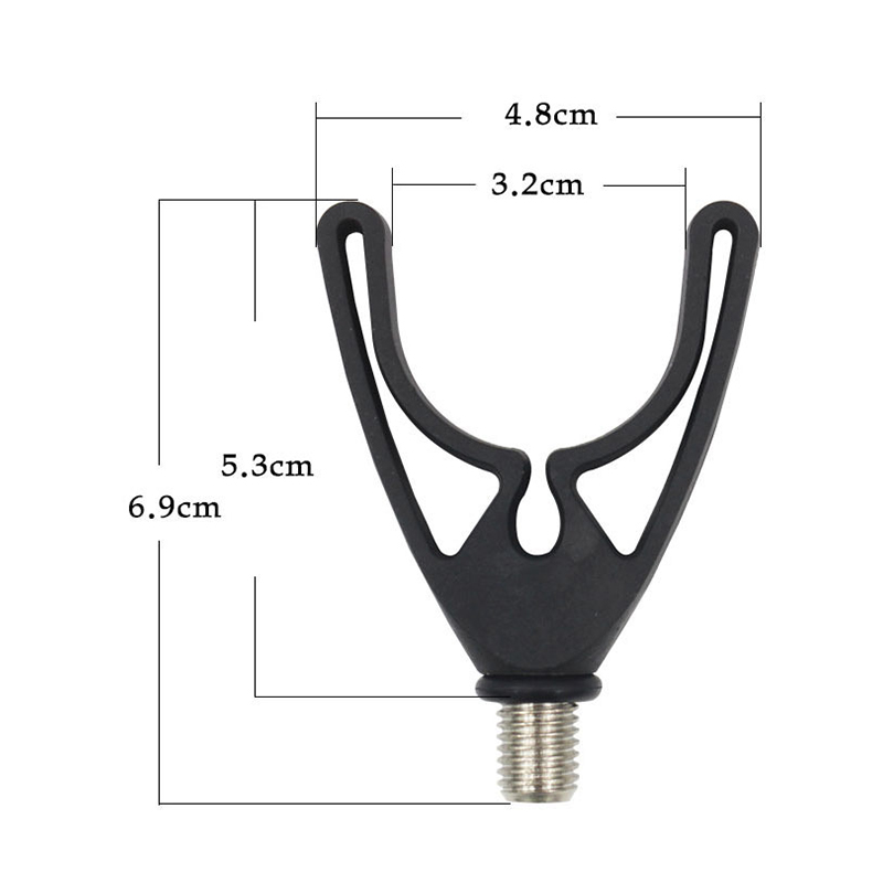 Fishing Rod Black Nylon Plastic Bracket Head For Rod Pod Fishing Rod Holder Support Carp Fishing Accessories