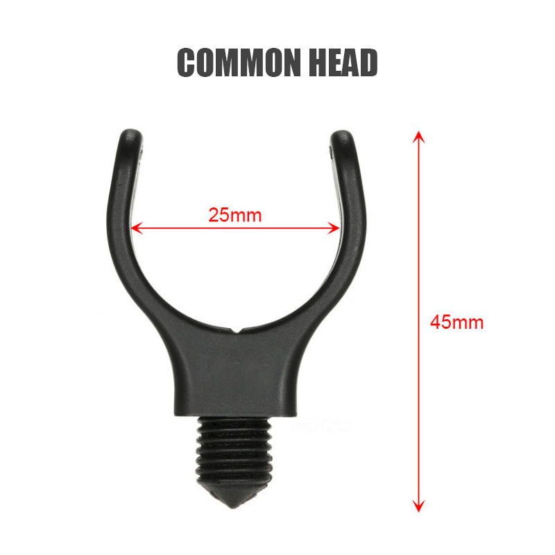 Fishing Rod Black Plastic Bracket Head For Rod Pod Fishing Rod Holder Support Carp Fishing Accessories