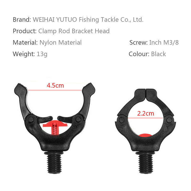 Carp Fishing Rod With Magic Magnet Rest Head Fishing Rod Pod Bracket Bracket Head Closed Rod Holder Carp Fishing Tackle