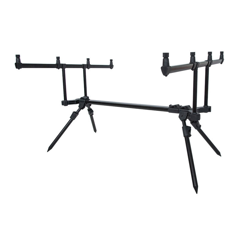 Aluminum Alloy Adjustable Durable Retractable Carp Fishing Rod Pod Stand Set With Bag
