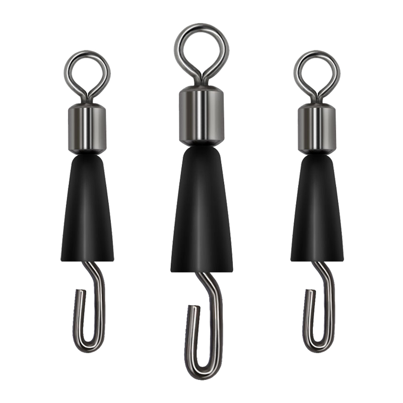 Express Line Swivel Fishing Line Clip Fast Link Quick Change Fishing Rolling Swivels Connector Carp Fishing Accessories