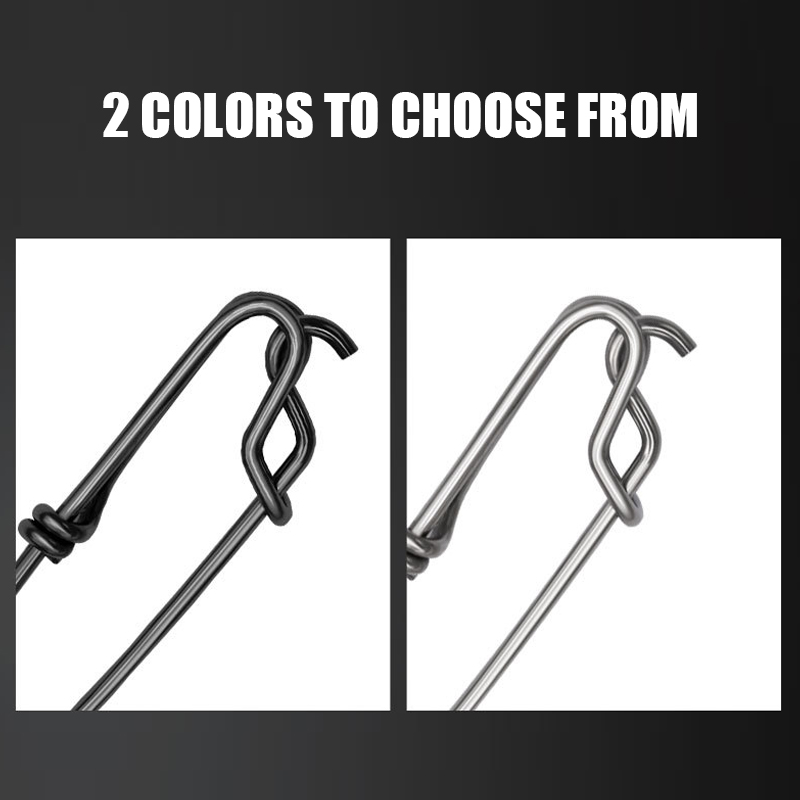 Fishing Clip Snap Close Eye Snap Long Line Stainless Steel Tuna Clips Sea Fishing Connector Accessories