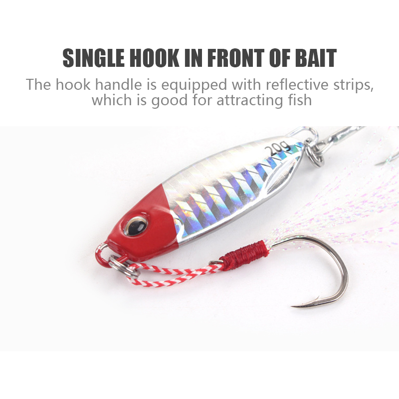 Lead Fish Metal Jig With Hooks Sinking Saltwater Freshwater Shore Paillette Knife Wobbler Artificial Short DUO Fishing Lures