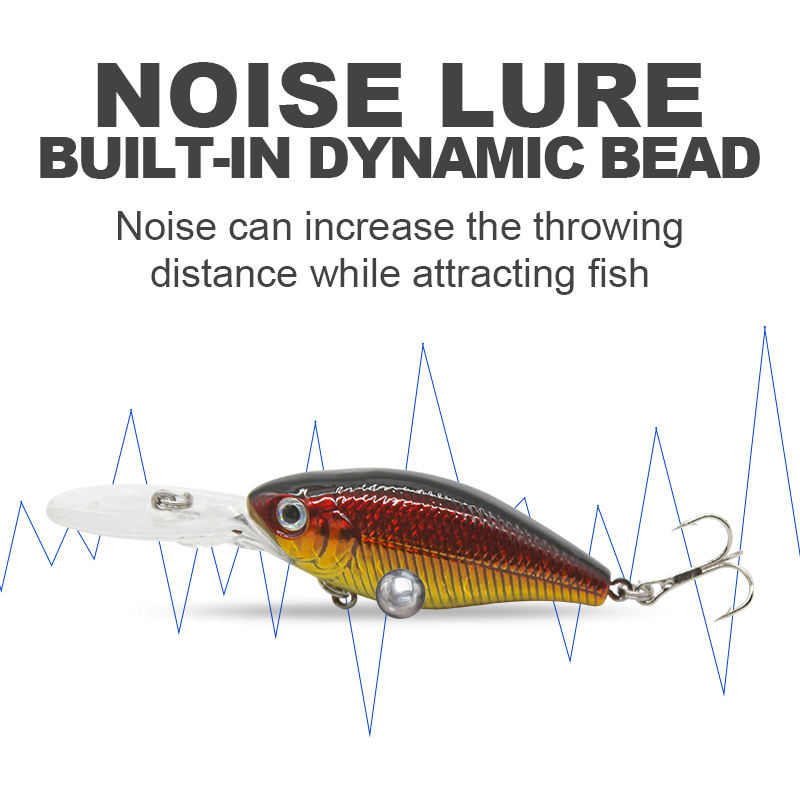 Floating Hard Minnow Lures 7g 80mm Plastic Fishing Lures With 3D Eyes Artificial Bait Top Water Crank Bait