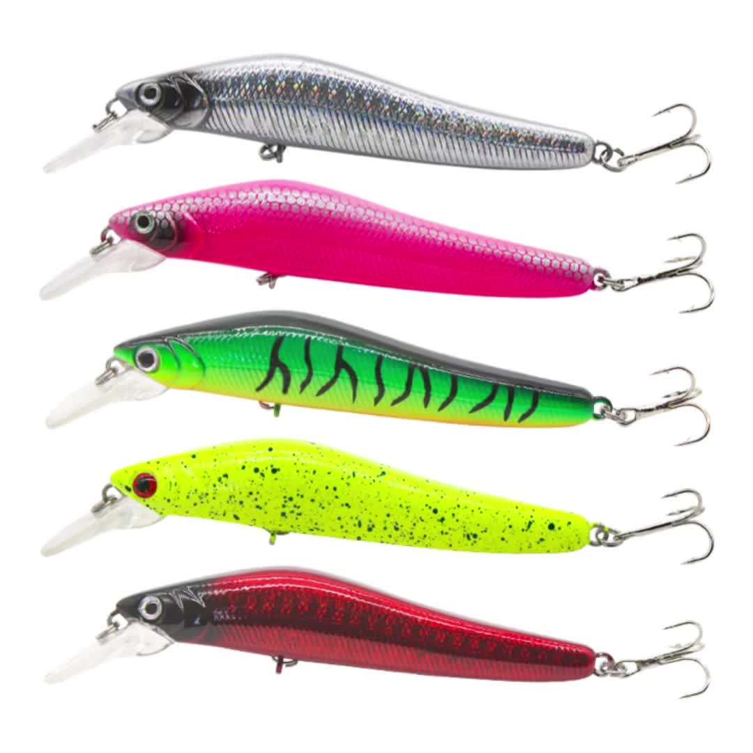 Artificial Hard Plastic Bait 8g Floating Water Noise Slow Minnow Fishing Lure Wobblers Crankbaits