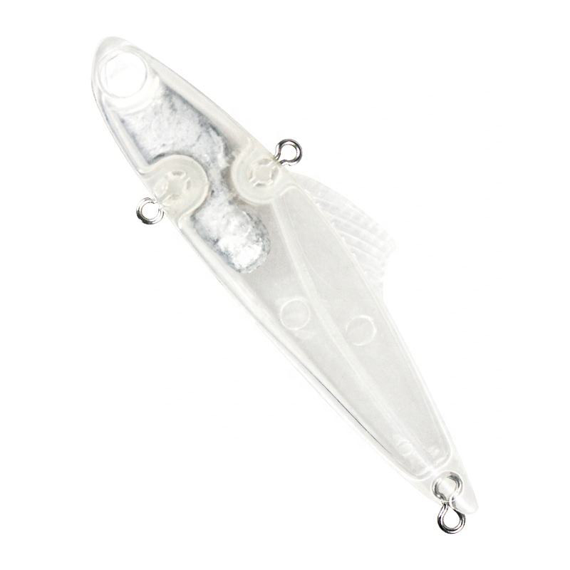 Hard Plastic Unpainted Fishing Lure Blank VIB Bait 9cm-20g Lure Body Sinking