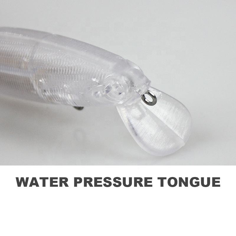 Long Throw Body Sinking Fishing Lure 4g 6g 10.5g 12.5g ABS Hard Plastic No Paint Transparentr Minnow Gravity Shift System