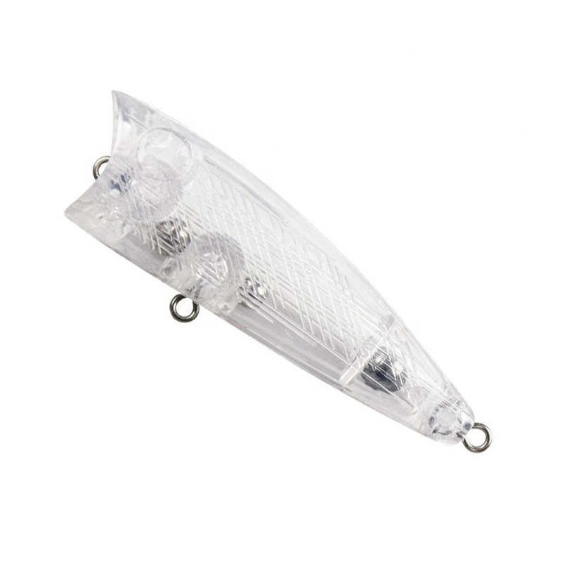 Artificial Hard Plastic Unpainted Fishing Lure Blank Popper 7G 12G 18G Floating Popping Popper Lures