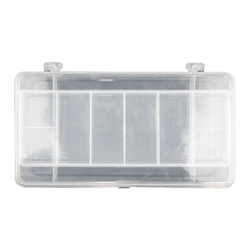 Good Quality PP Material Clear Double Storage Lures Accessories Fishing Tackle Box 20*10*4cm Fishing Accessories Tool Box