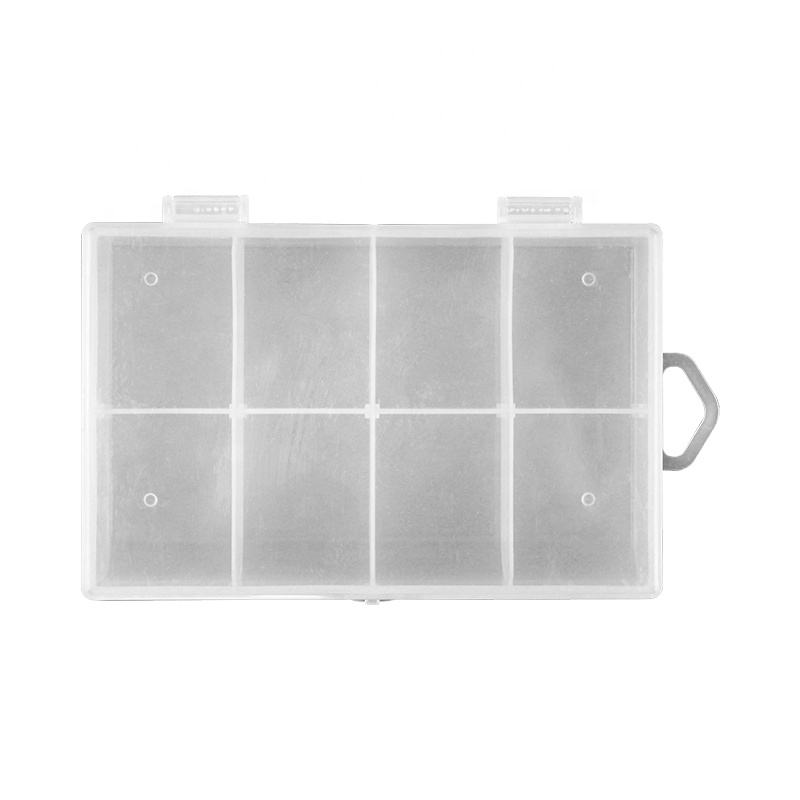 Wholesale Outdoor Fishing Storage Box 12*7.7*3cm Lure Bait Storage Plastic Box Transparent Colorless Bait Box