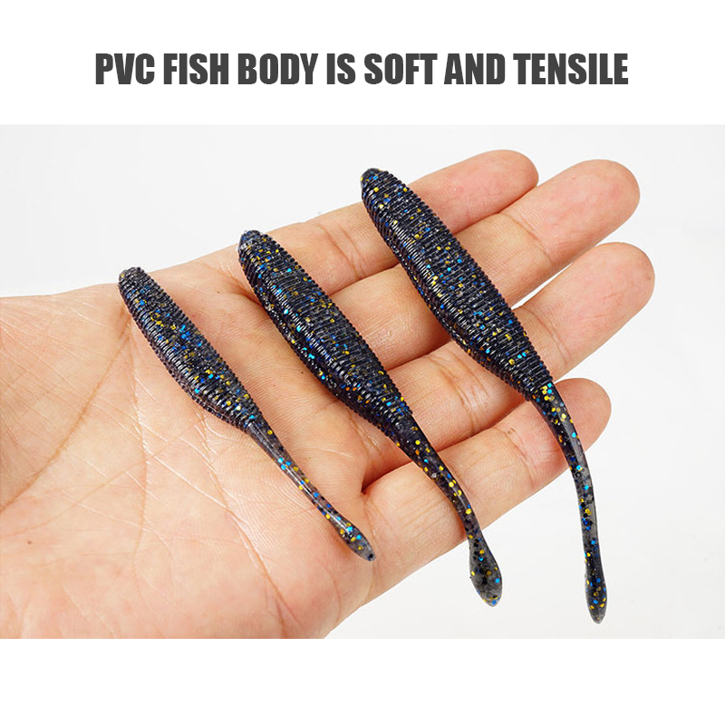 Rubber Soft Fishing Lure 7.5/9.5/11.5cm Plastic Saltwater Jig Wobbler Lifelike Bass Soft Bait