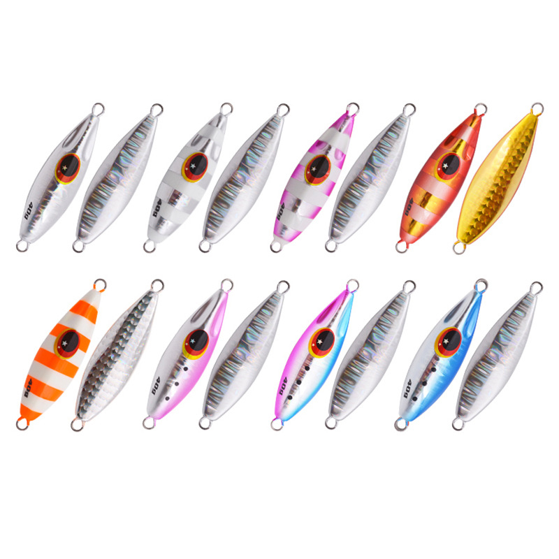 Jig 2022 Fishing Metal Lures 30g 40g 60g 80g 100g 120g Saltwater Casting Slow jigging Luminous Artificial Fishing Hard Baits