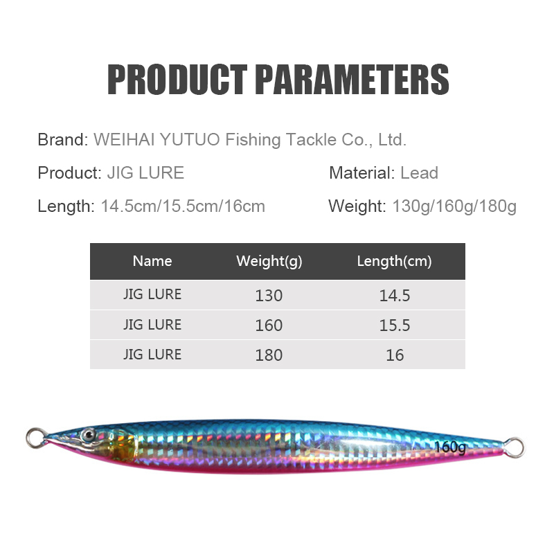 S Shape Casting Jigging 130g 160g 180g Speed Falling Sinking Vertical Jigs Luminous Metal Pesca Fishing Lake Trout Snake Lures