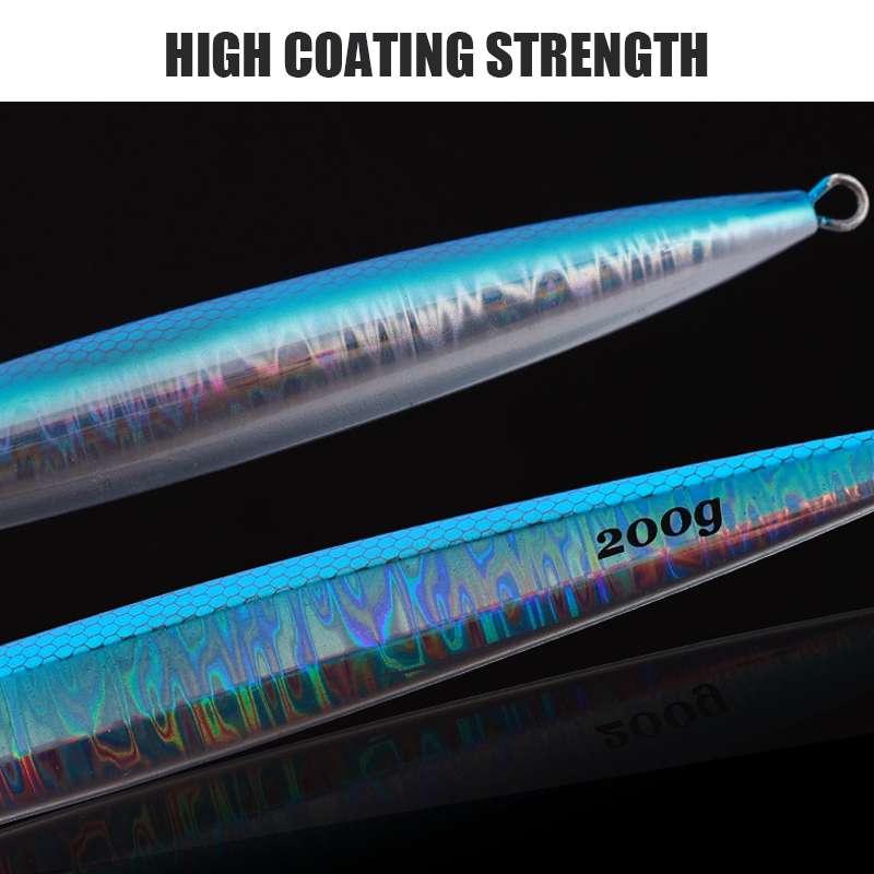 Saltwater Quickly Sinking Fishing Lures 100g 130g 160g 200g Artificial 3d Bionic Metal Vertical Slow Jigging Lead Bait