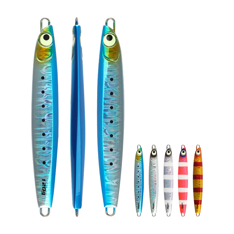 Deep Sea Speed Fishing Lure Fast Sinking Jigging Lure 120g 160g Luminous Slow Pitch Metal Jigs Lures Casting Bait