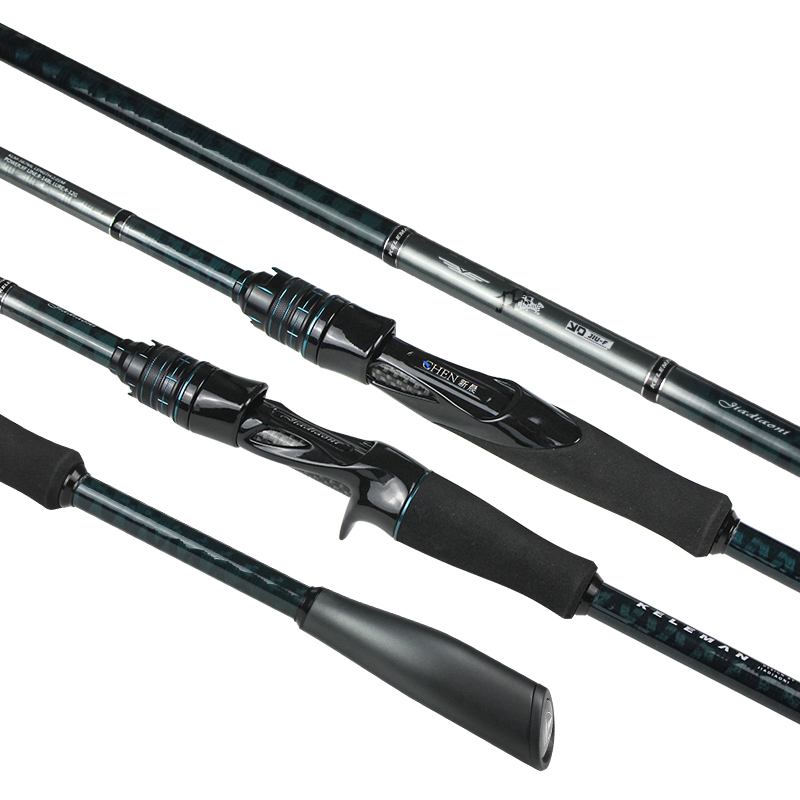 Custom Freshwater Seawater Fishing Rod 2.01/2.07/2.28m X-Type Carbon Belt Fishing Rods Spinning/Casting Bass Lure Fishing Rod 